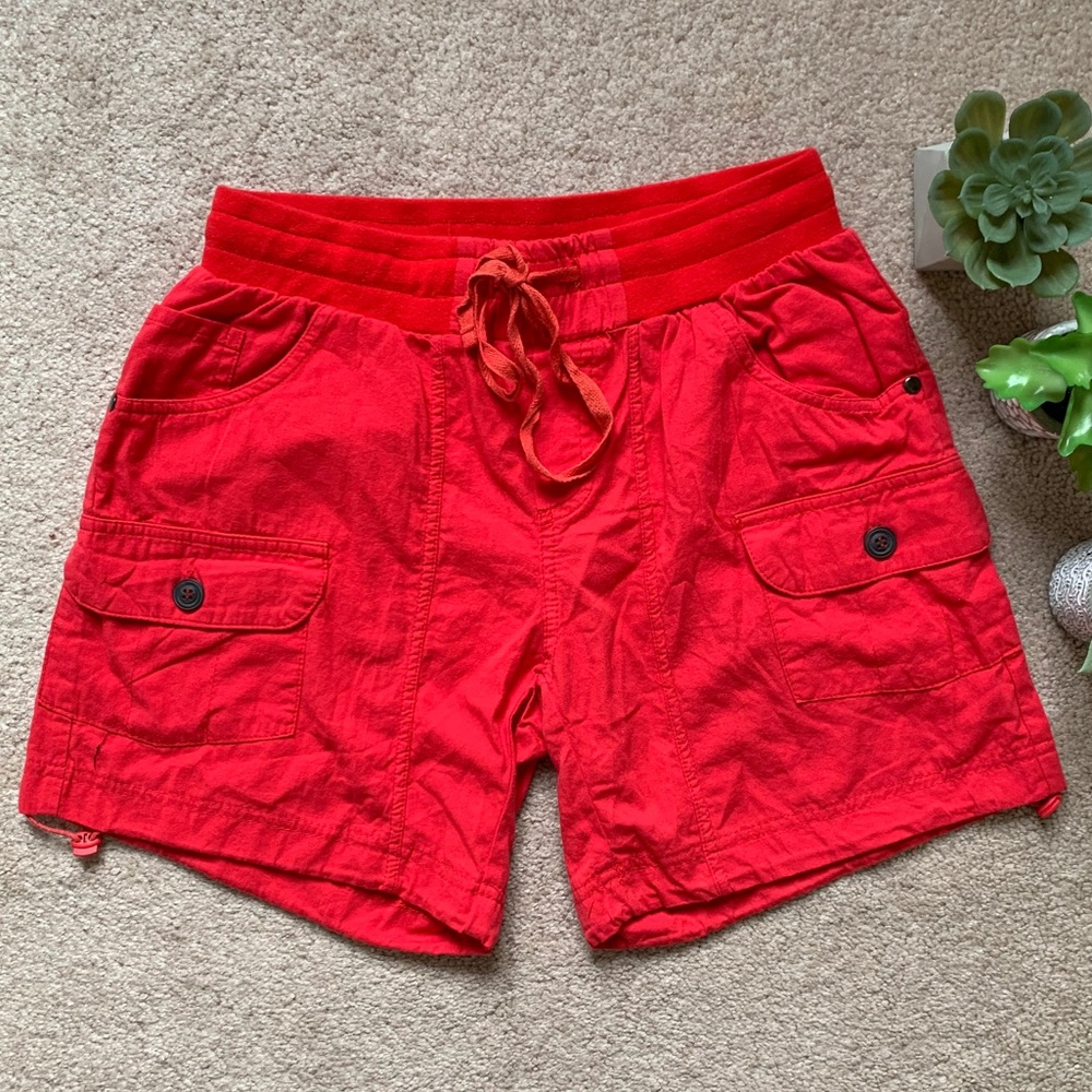 LF SILVER WISHES woven cargo shorts NWT